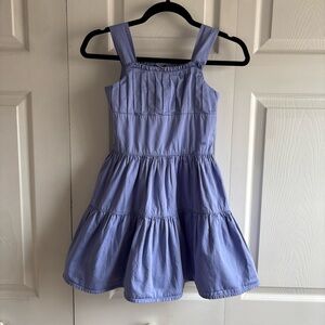 American Girl Bitty Baby Dress Like Your Doll Purple Cotton Fit&Flare 6 Party